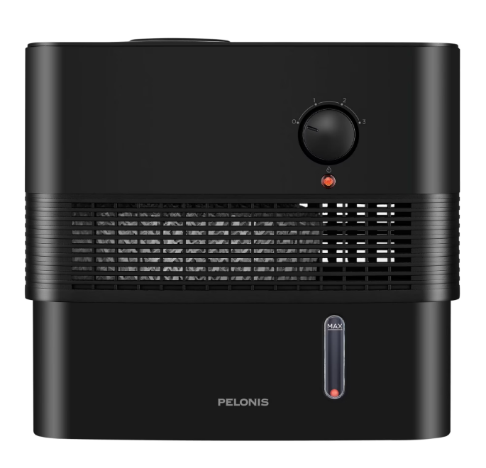 Pelonis 1 Gallon Evaporative Humidifier – Black